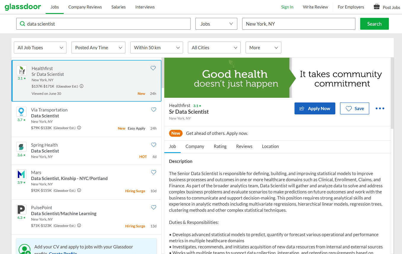 Scrape all Job Listings from Glassdoor