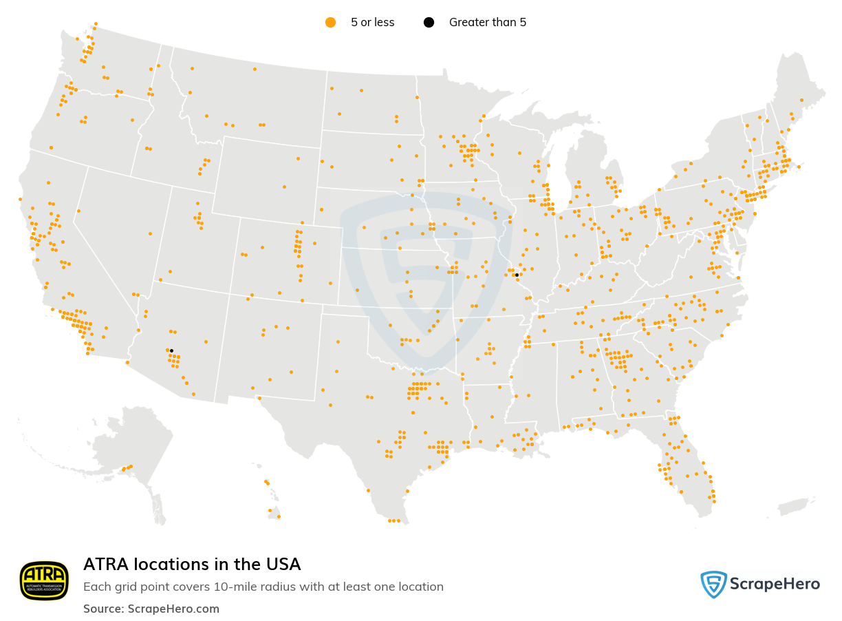 ATRA locations