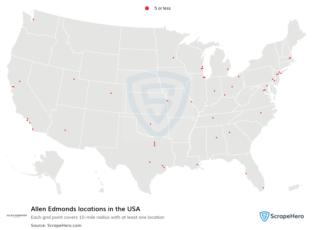 Allen Edmonds locations