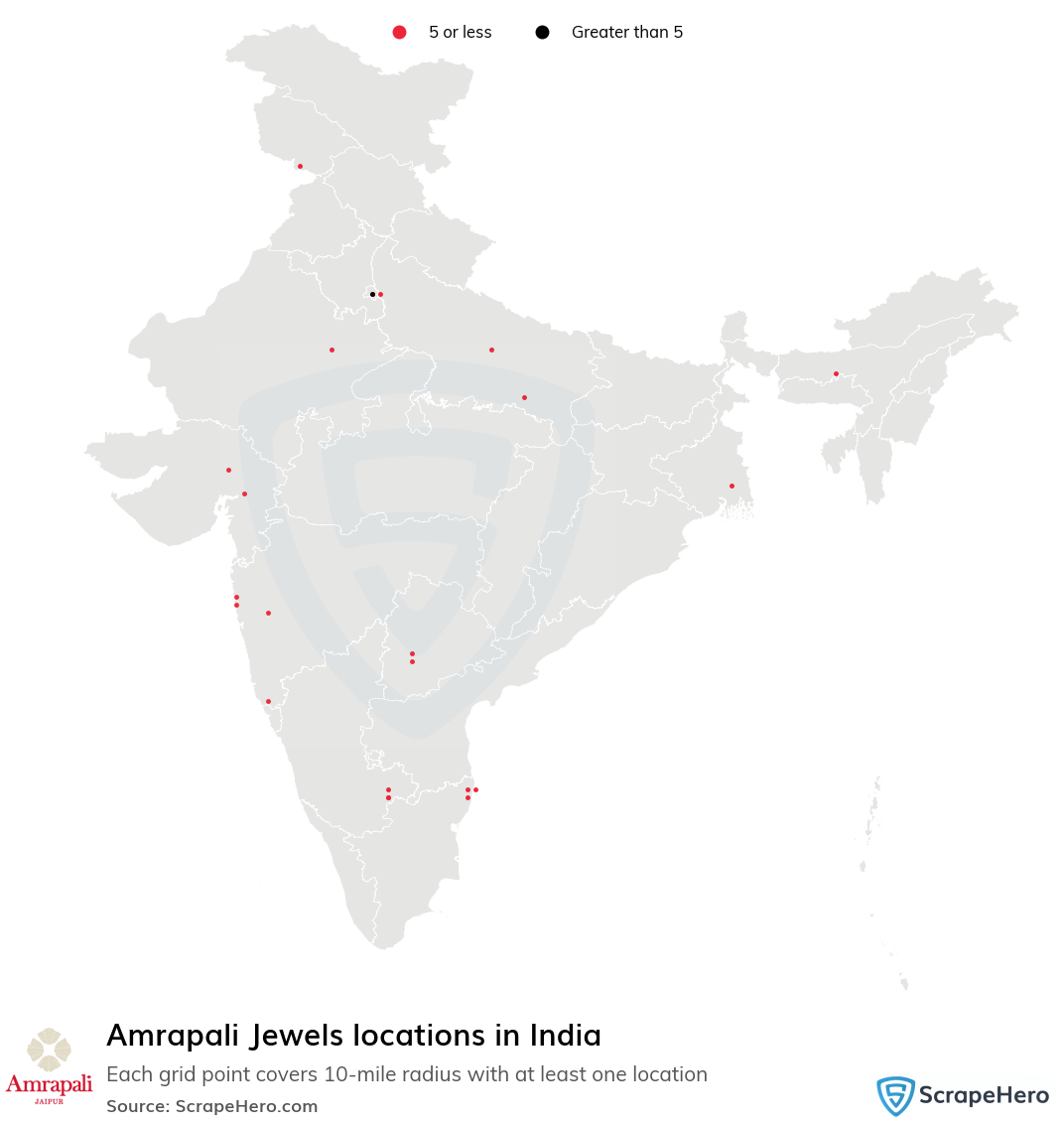 Amrapali Jewels locations