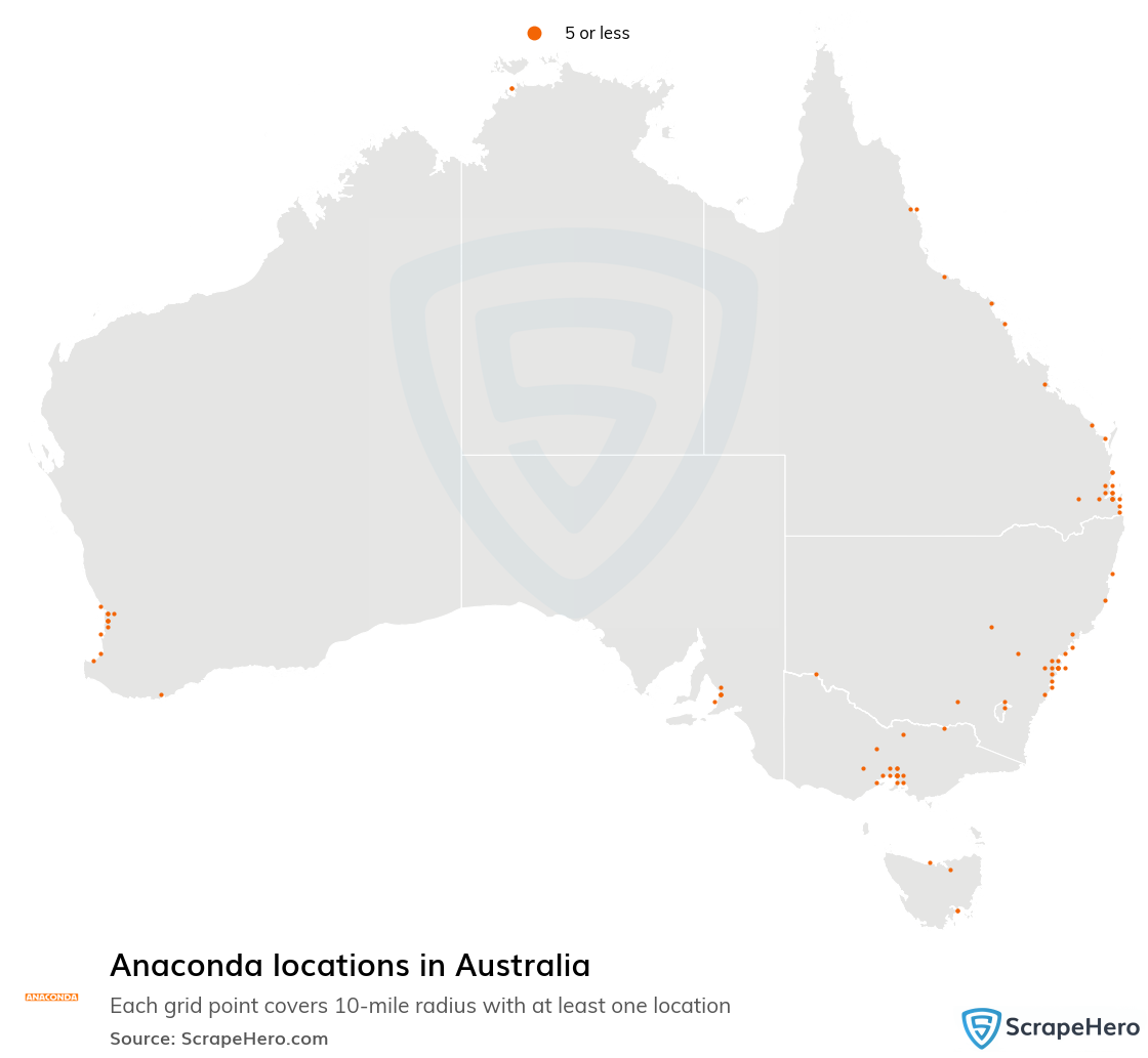 Anaconda locations