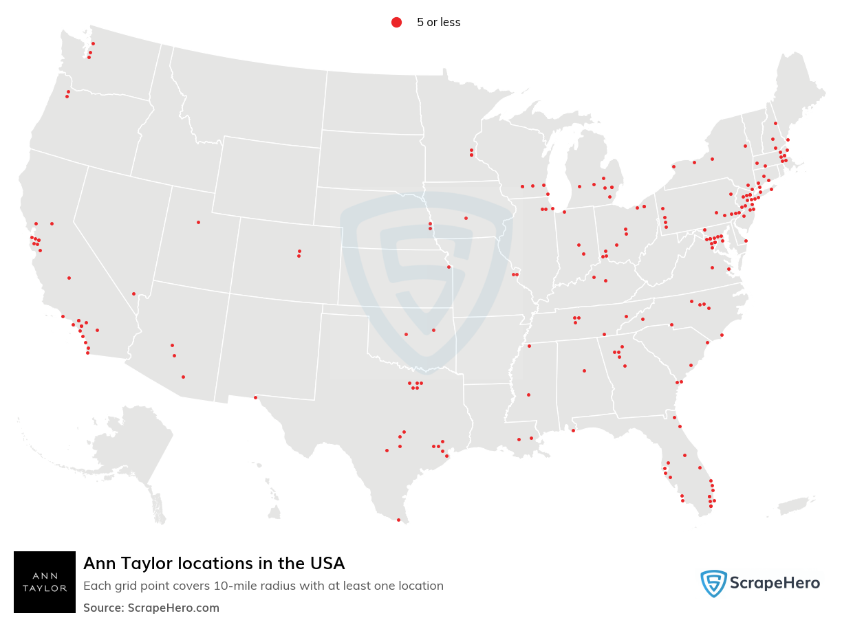 Ann Taylor locations