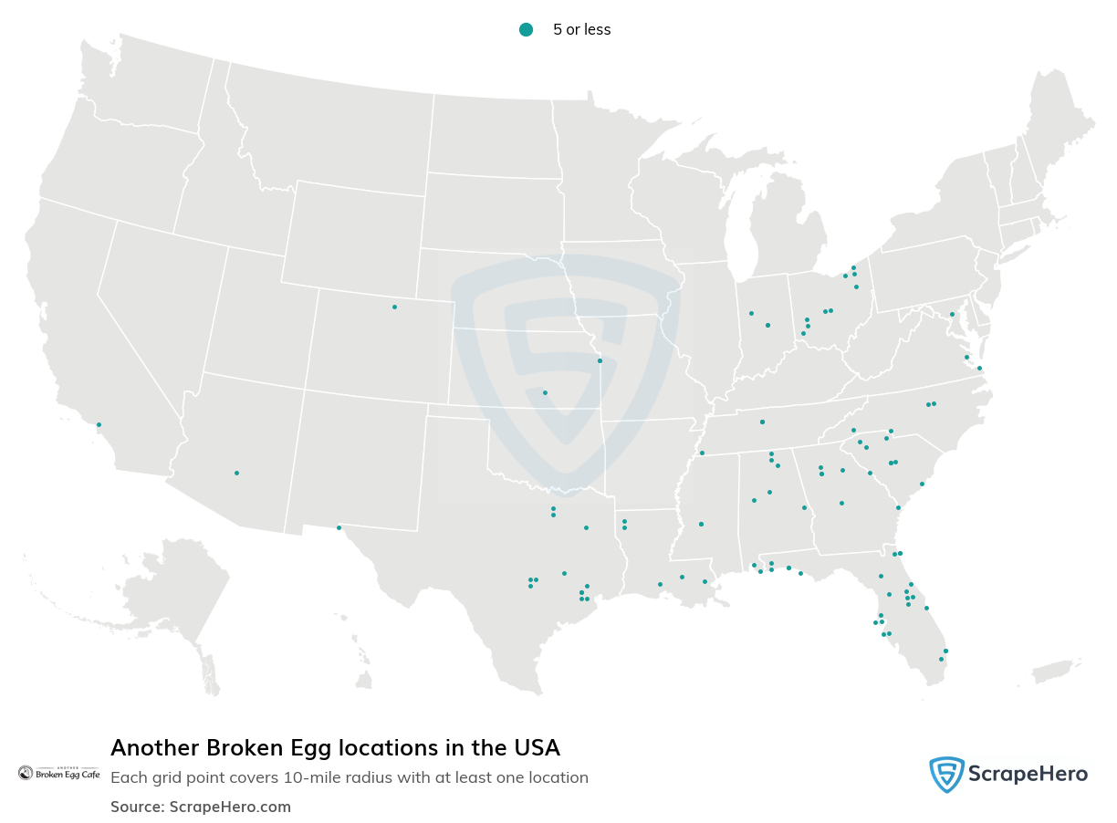 Another Broken Egg locations