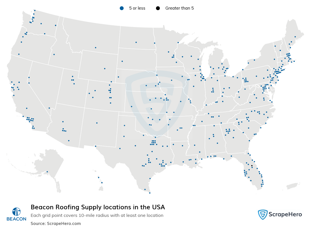 Beacon Roofing Supply locations