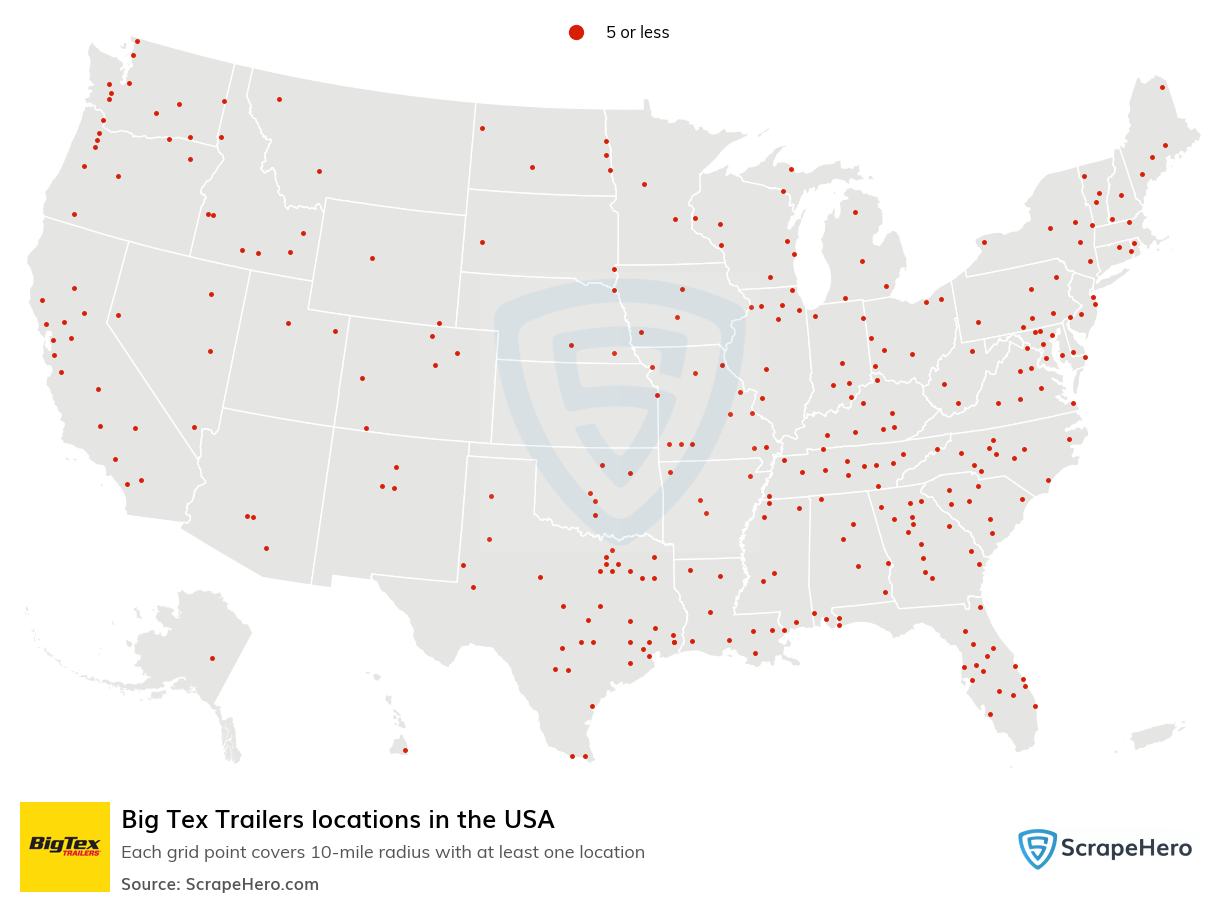 Big Tex Trailers locations