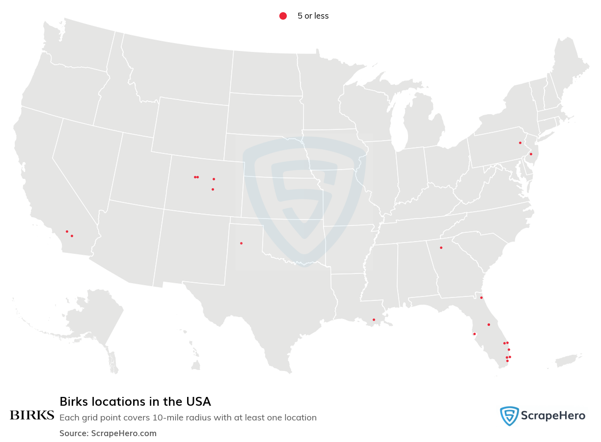 Birks locations