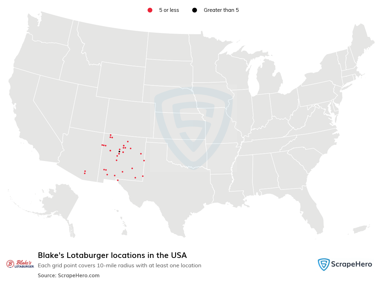 Blake's Lotaburger locations