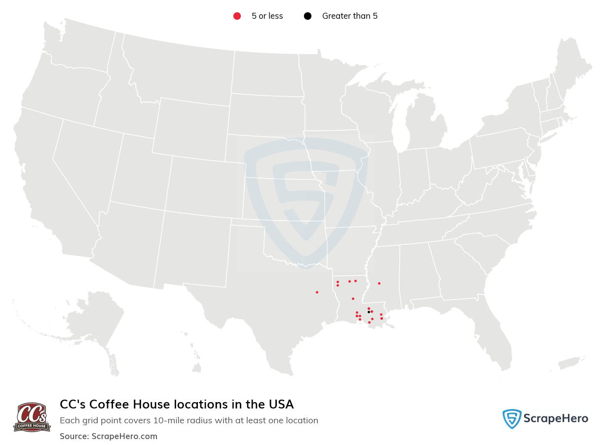 CC's Coffee House locations