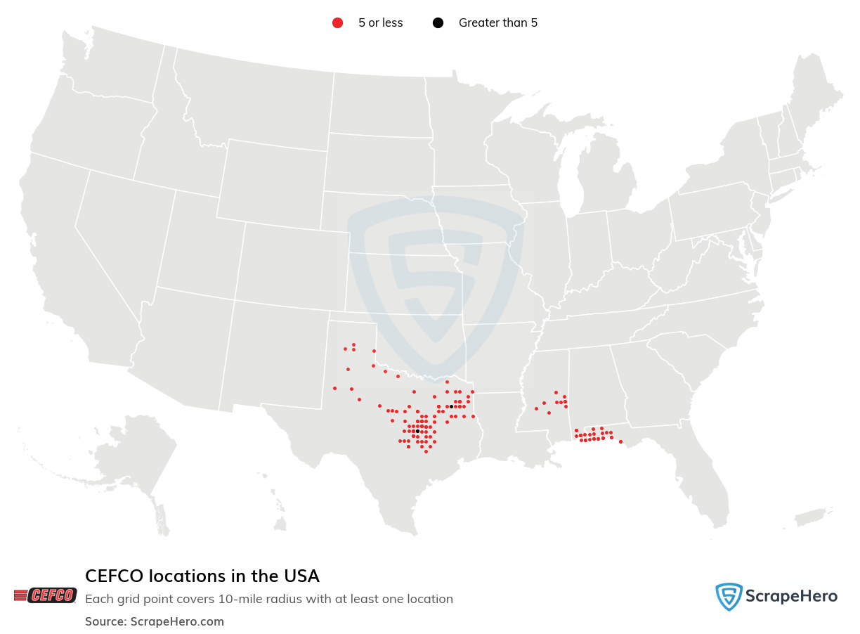 CEFCO locations