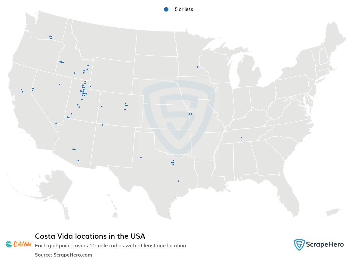 Costa Vida locations