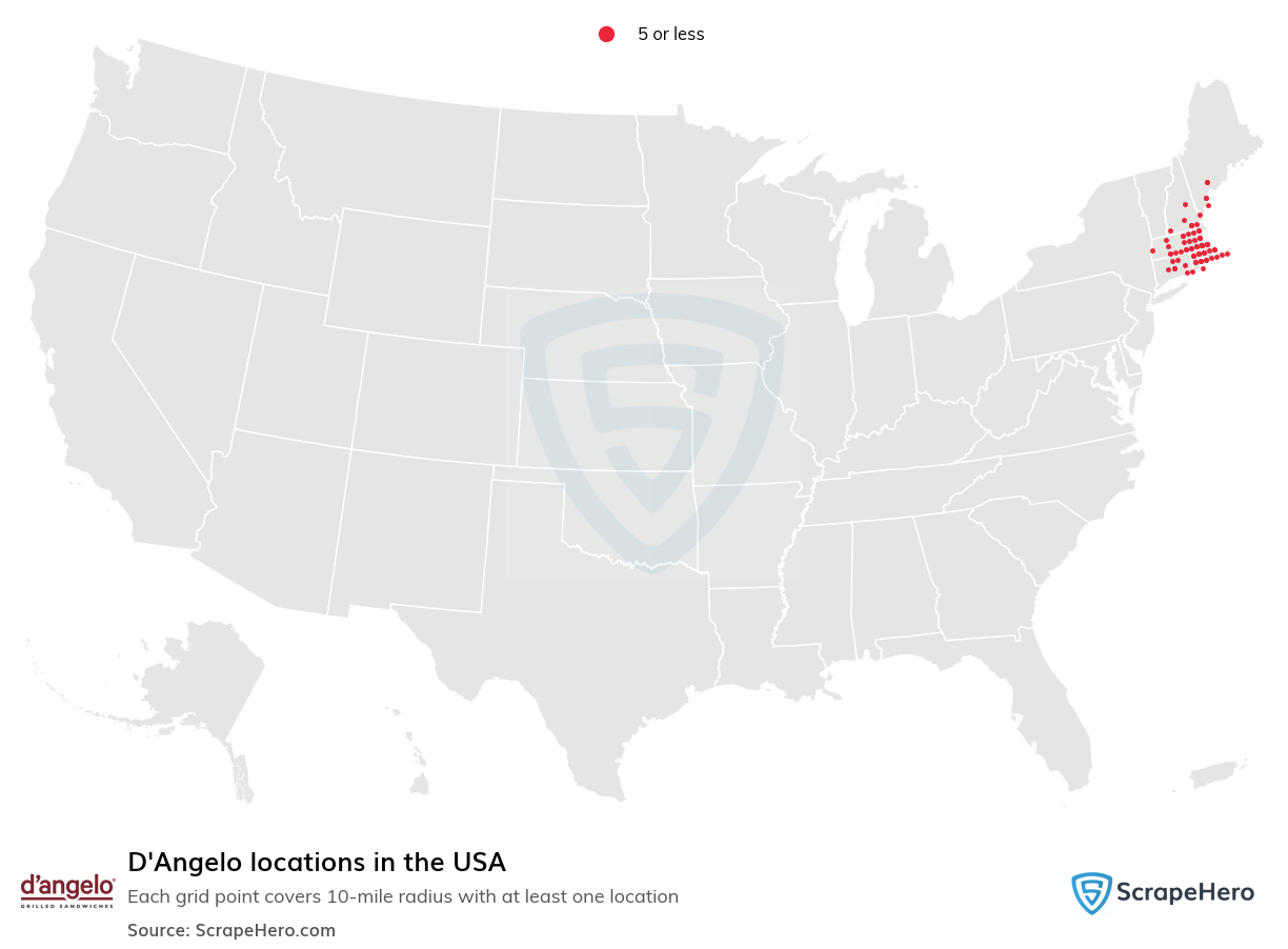 D'Angelo locations