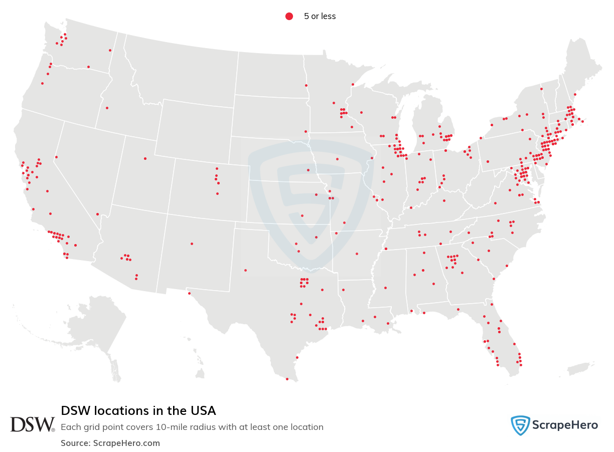 DSW locations