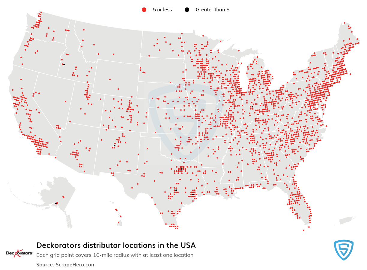 Deckorators distributor locations