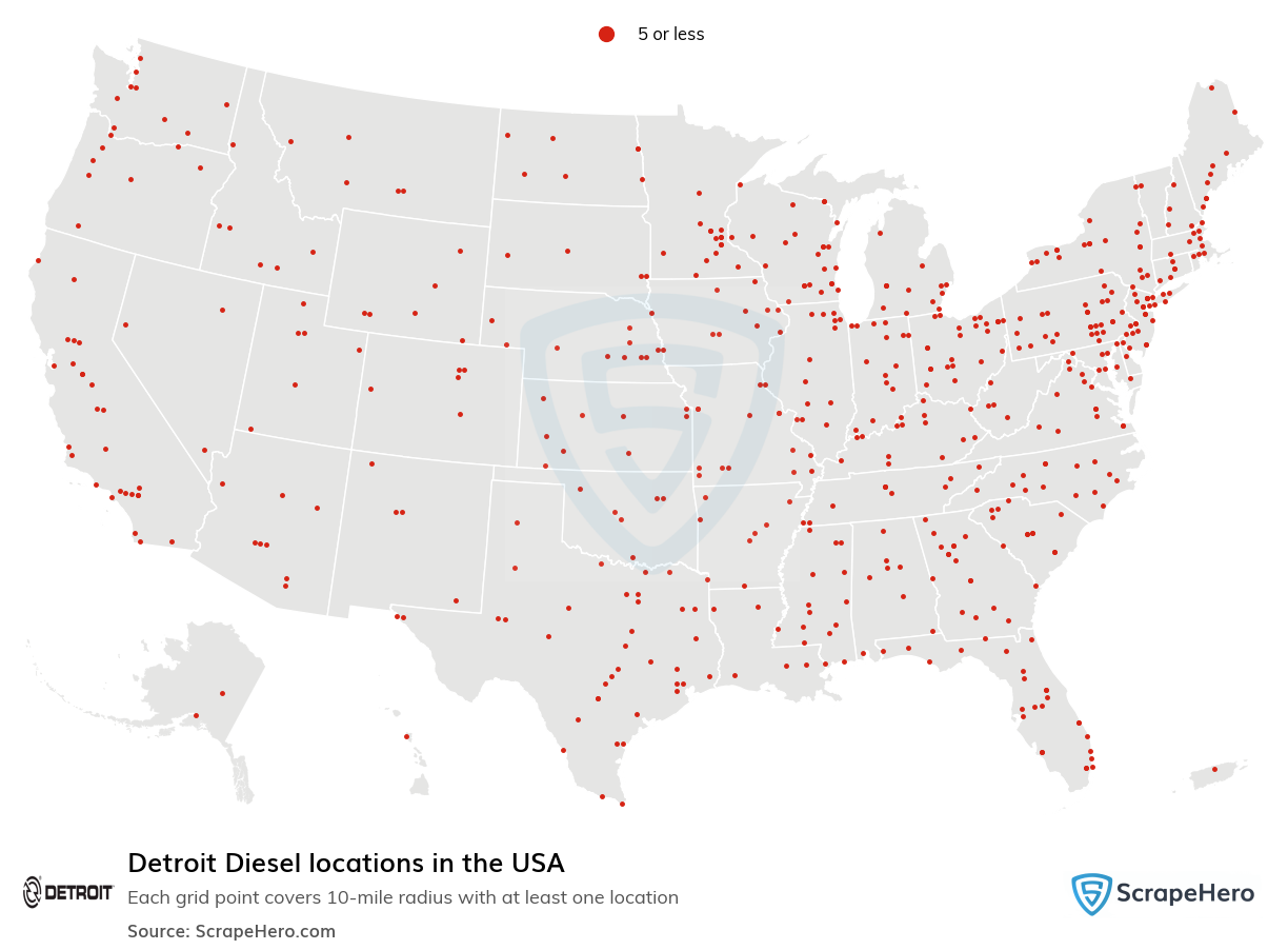 Detroit Diesel locations