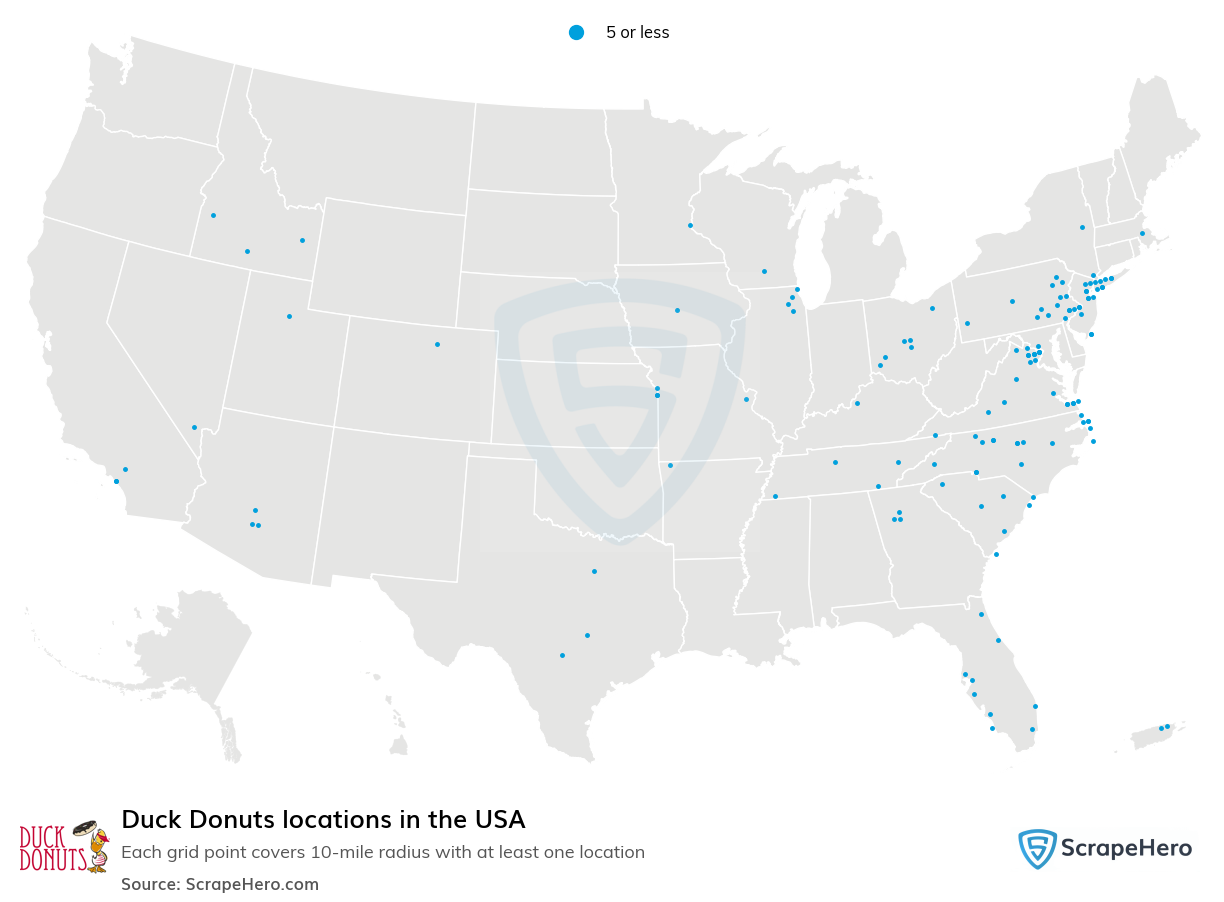 Duck Donuts locations