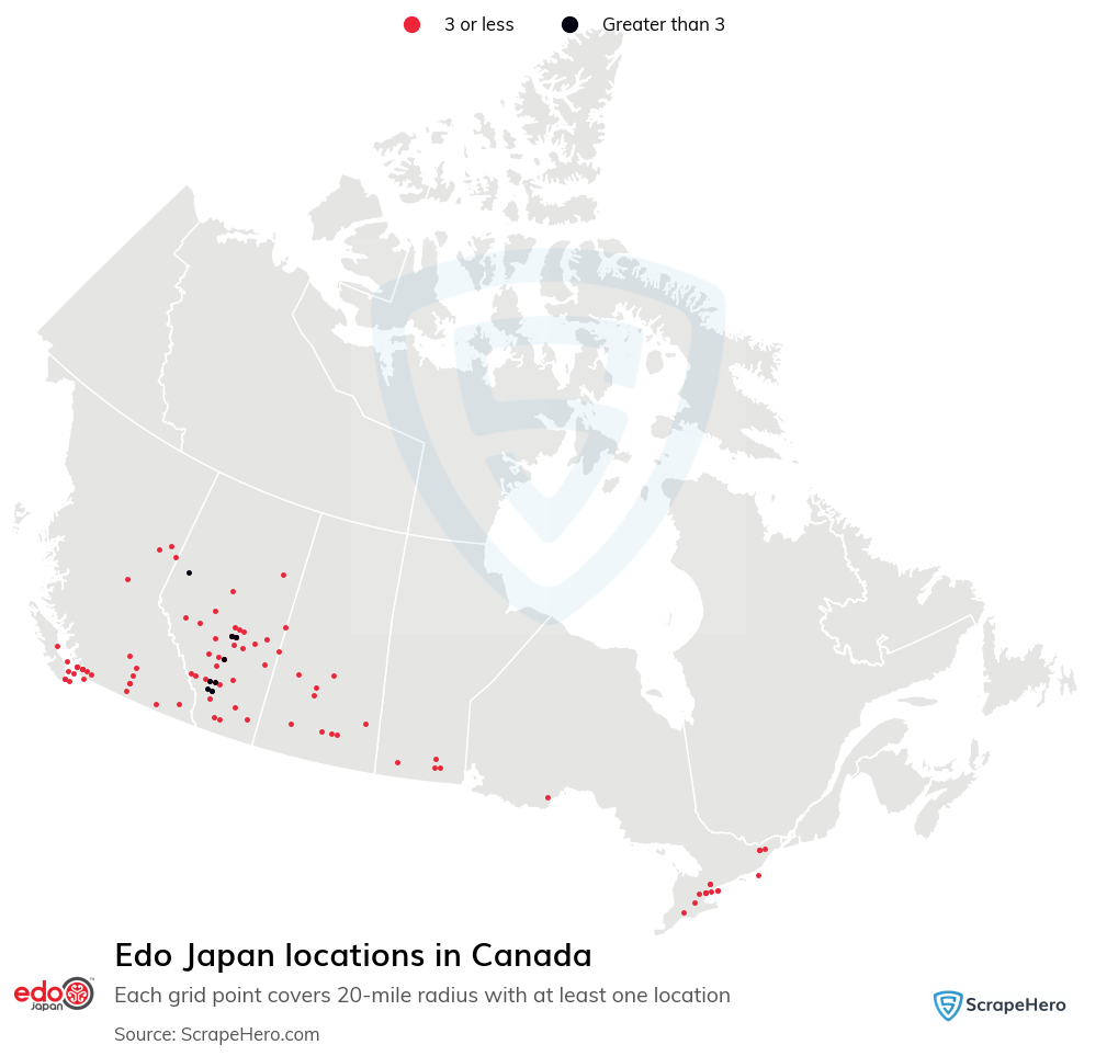 Edo Japan locations