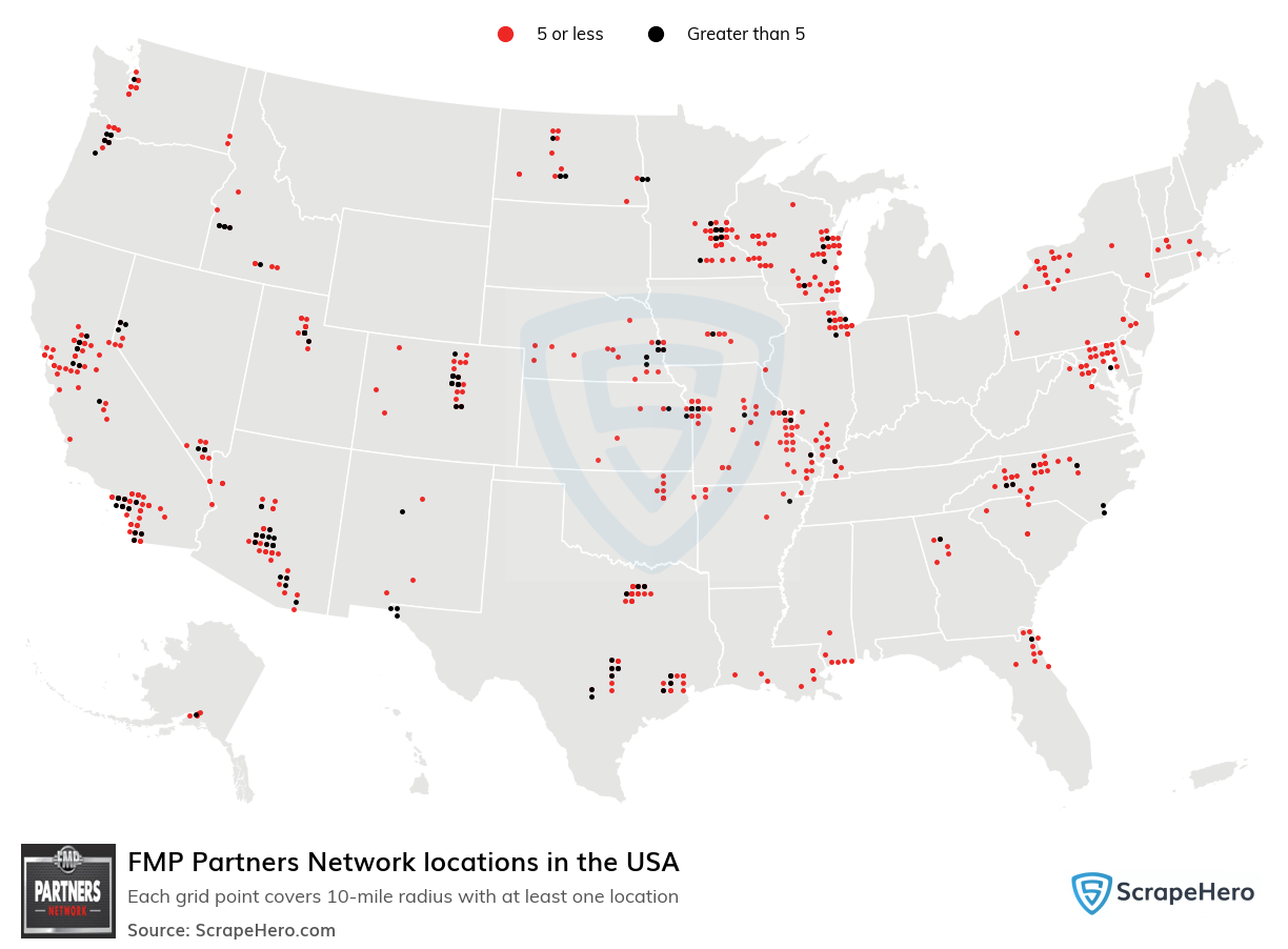 FMP Partners Network locations