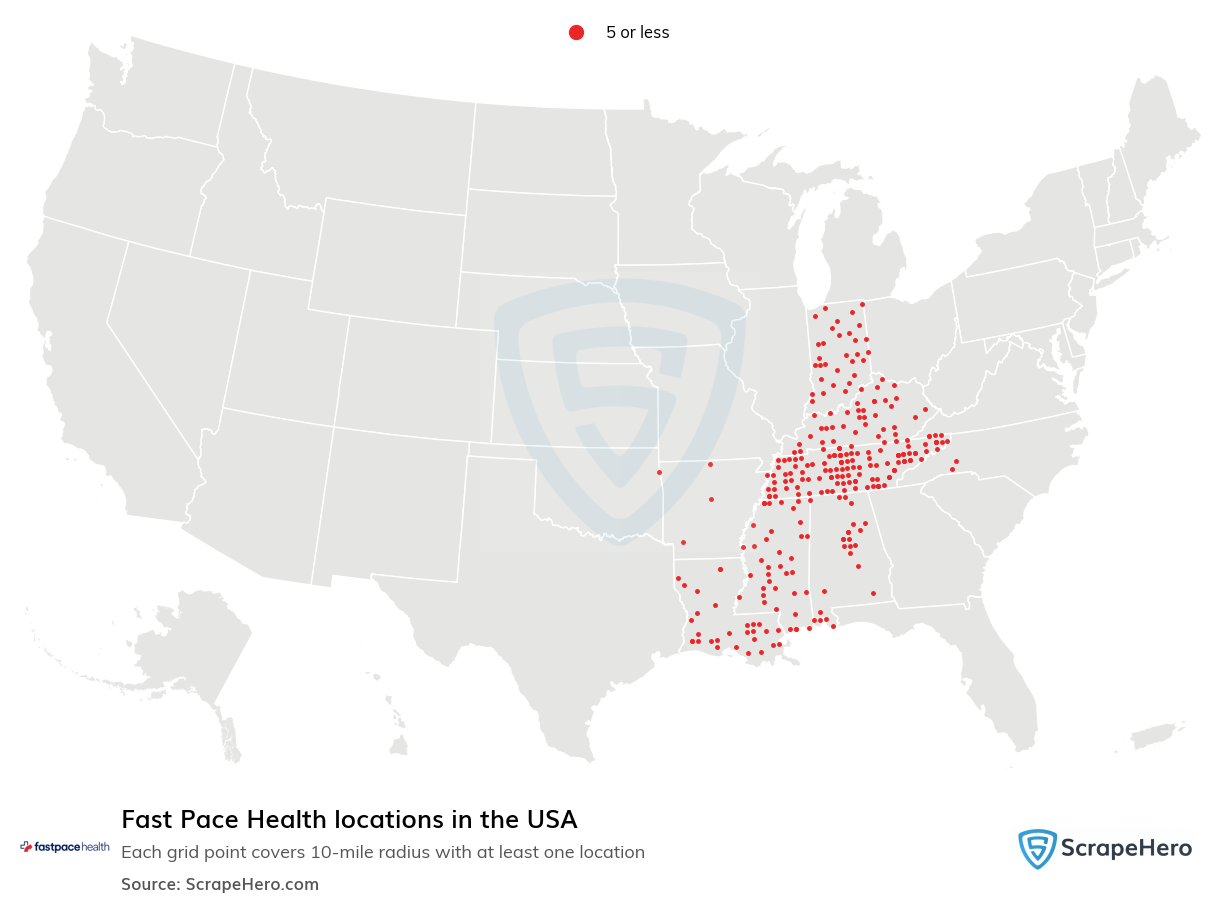 Fast Pace Health locations