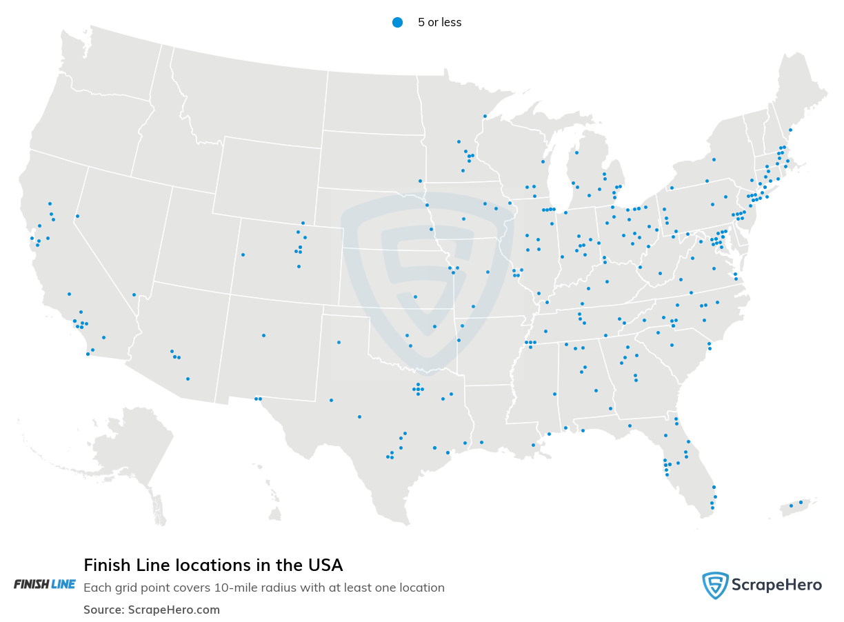 Finish Line locations