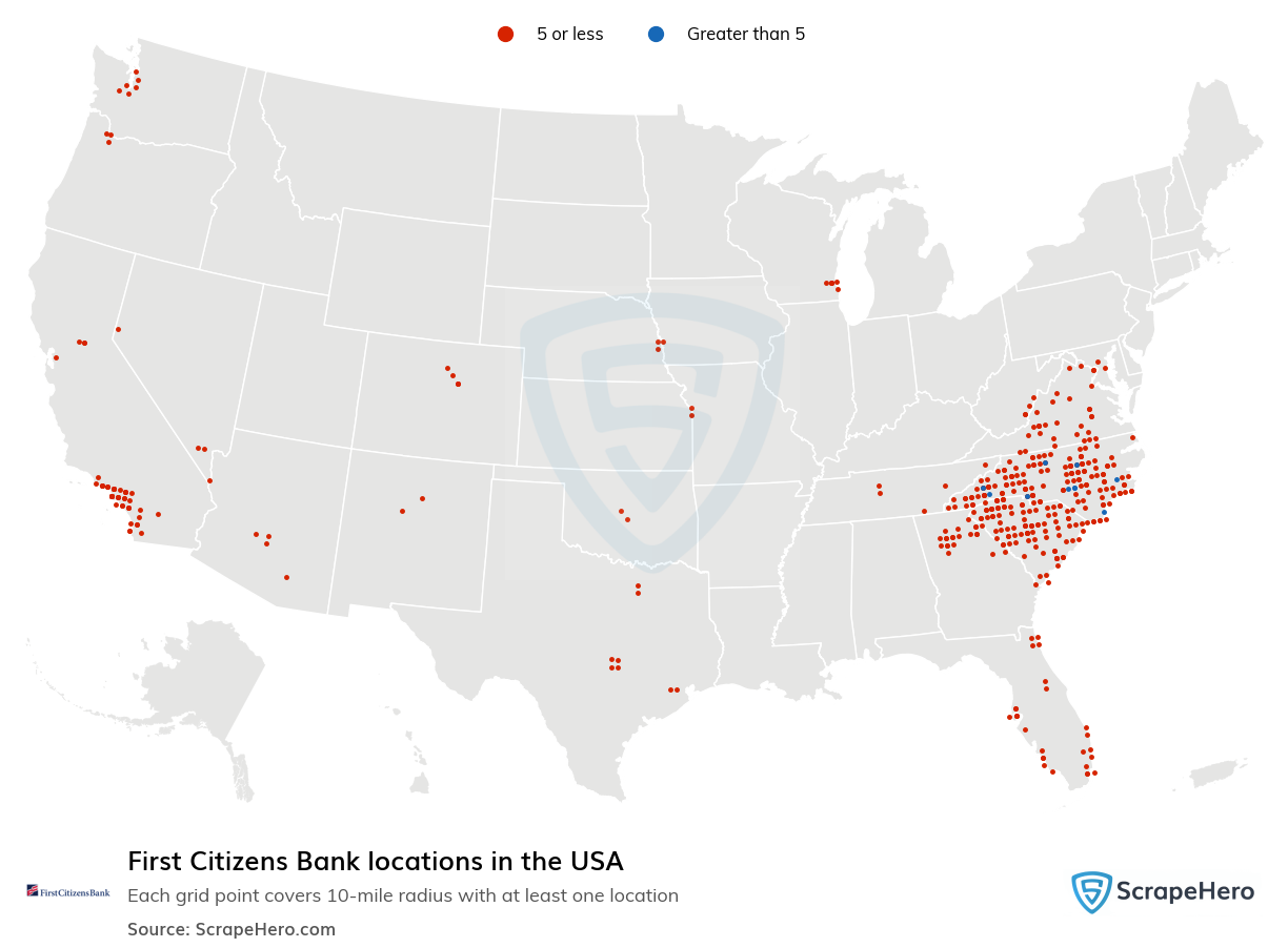 First Citizens Bank locations