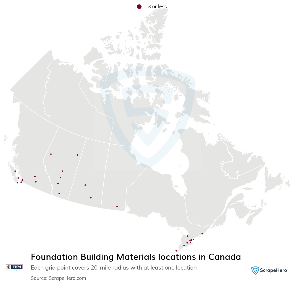 Foundation Building Materials locations