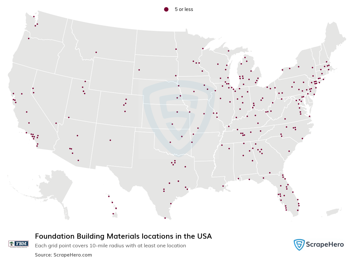 Foundation Building Materials locations