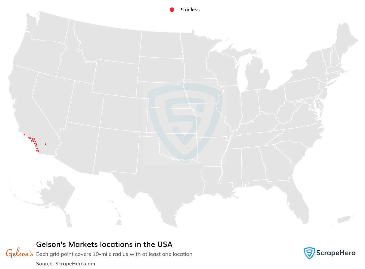 Gelson's Markets locations