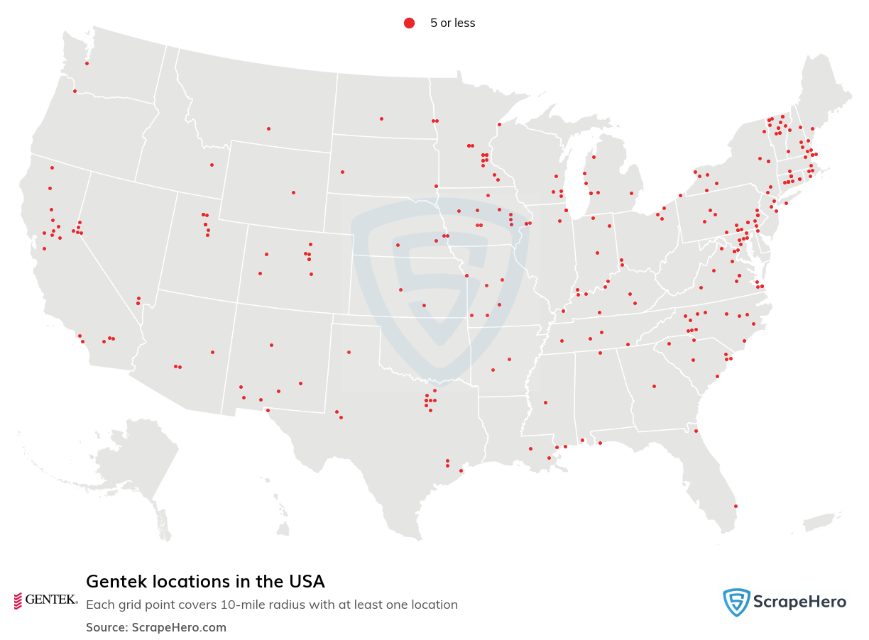 Gentek locations