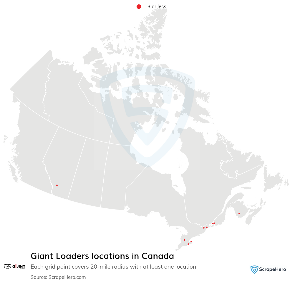 Giant Loaders locations