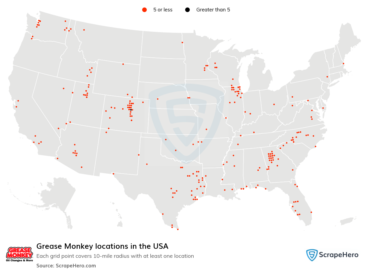 Grease Monkey locations