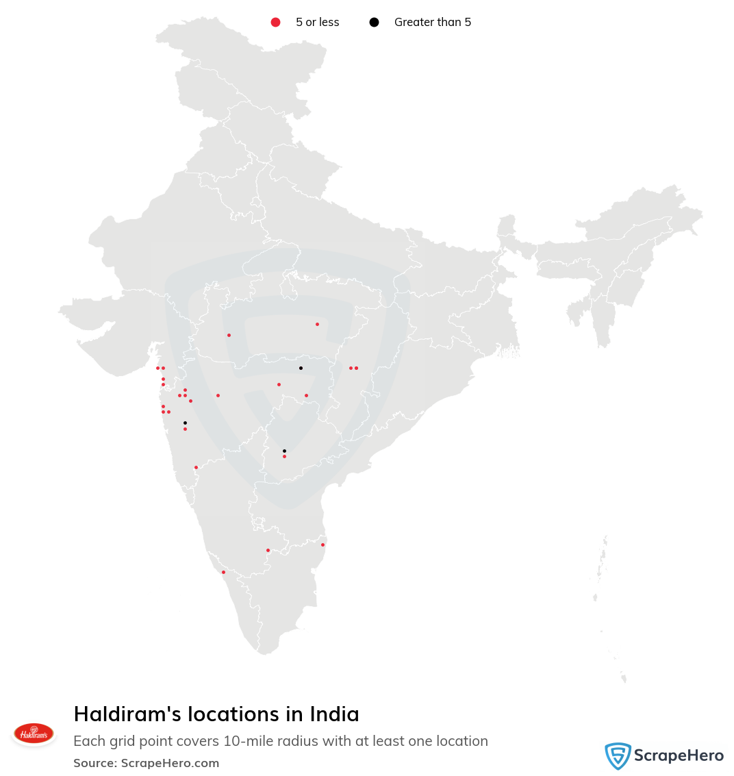 Haldiram's locations