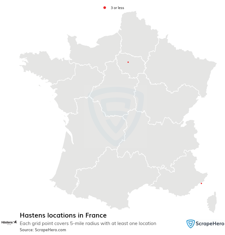 Hastens locations