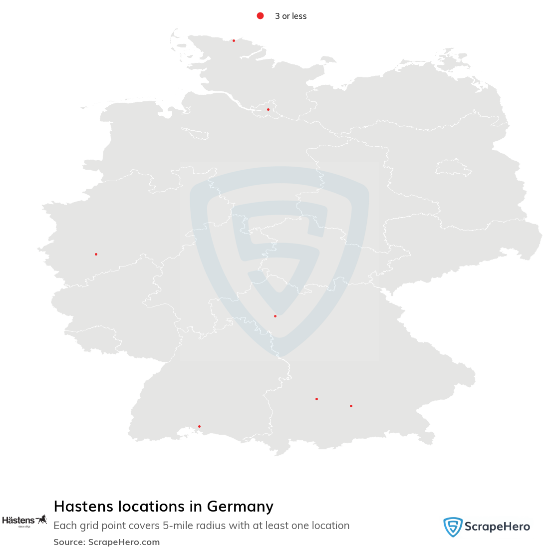 Hastens locations