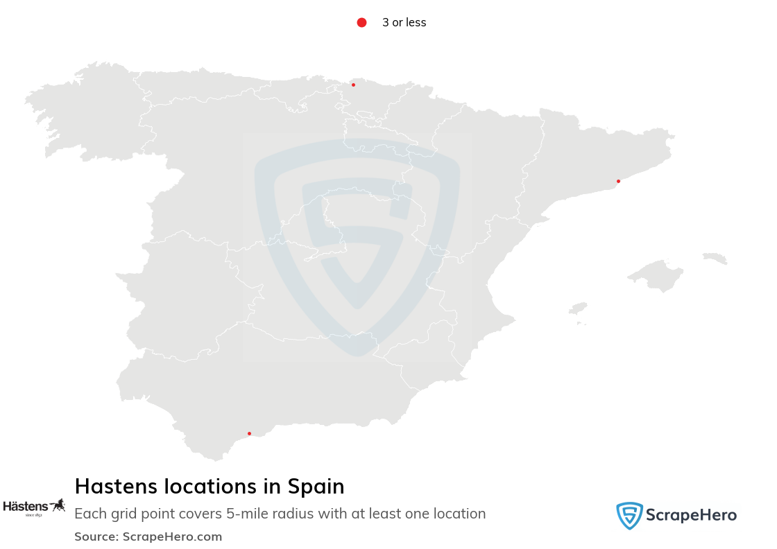 Hastens locations