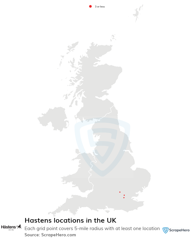 Hastens locations