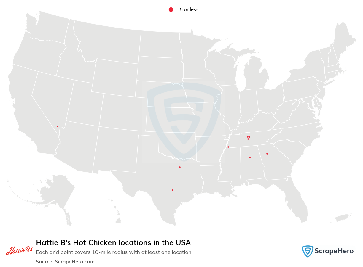 Hattie B's Hot Chicken locations