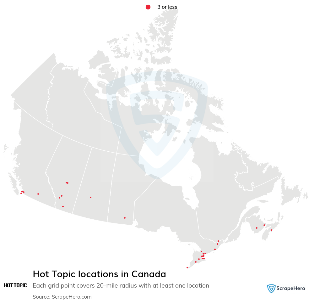 Hot Topic locations