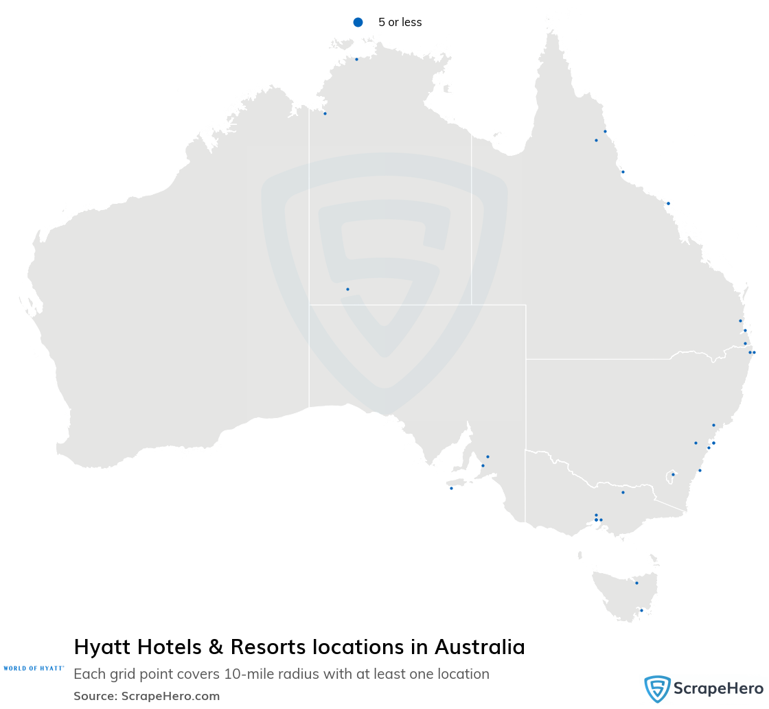 Hyatt Hotels & Resorts locations