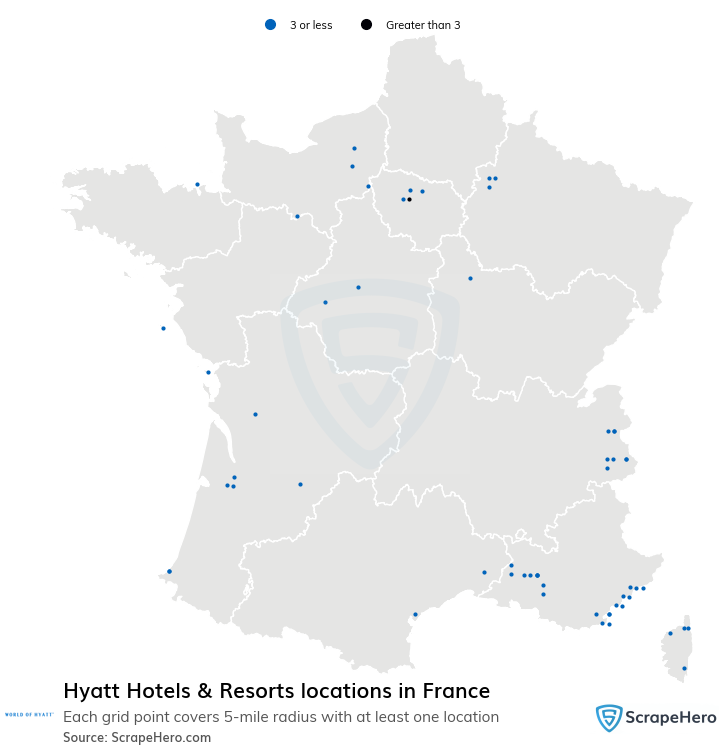 Hyatt Hotels & Resorts locations