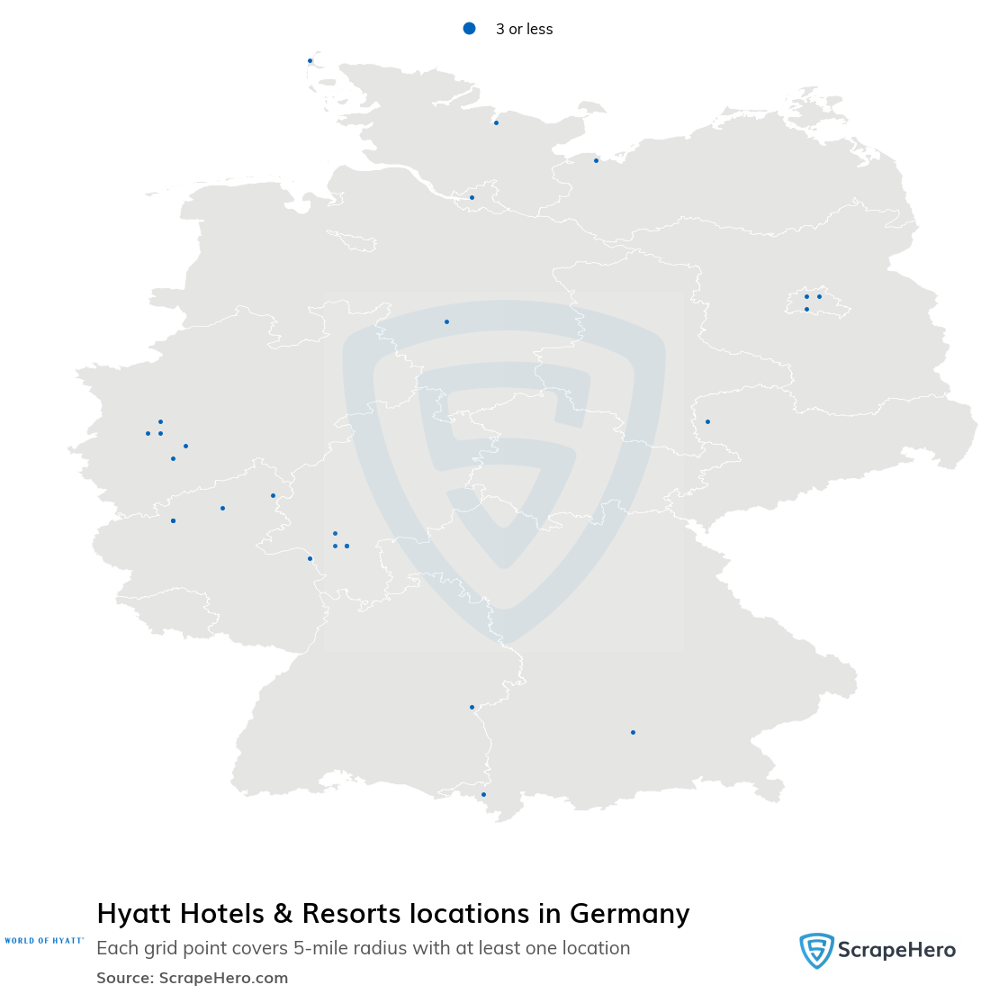 Hyatt Hotels & Resorts locations