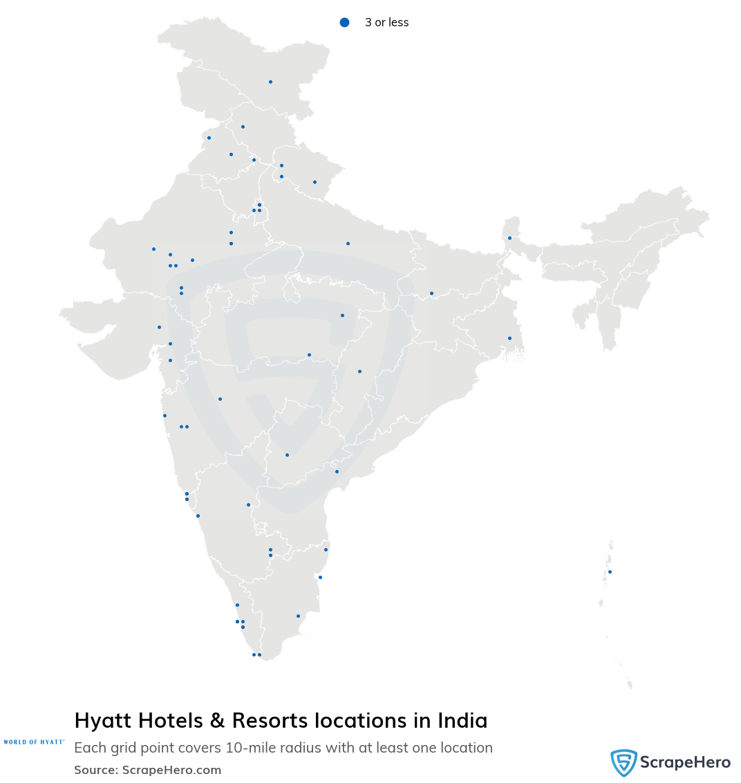 Hyatt Hotels & Resorts locations