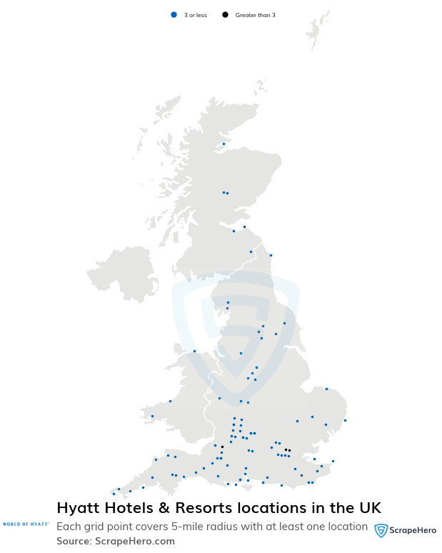 Hyatt Hotels & Resorts locations