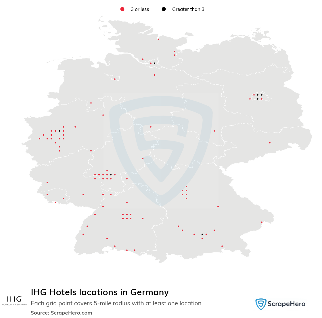 IHG Hotels locations