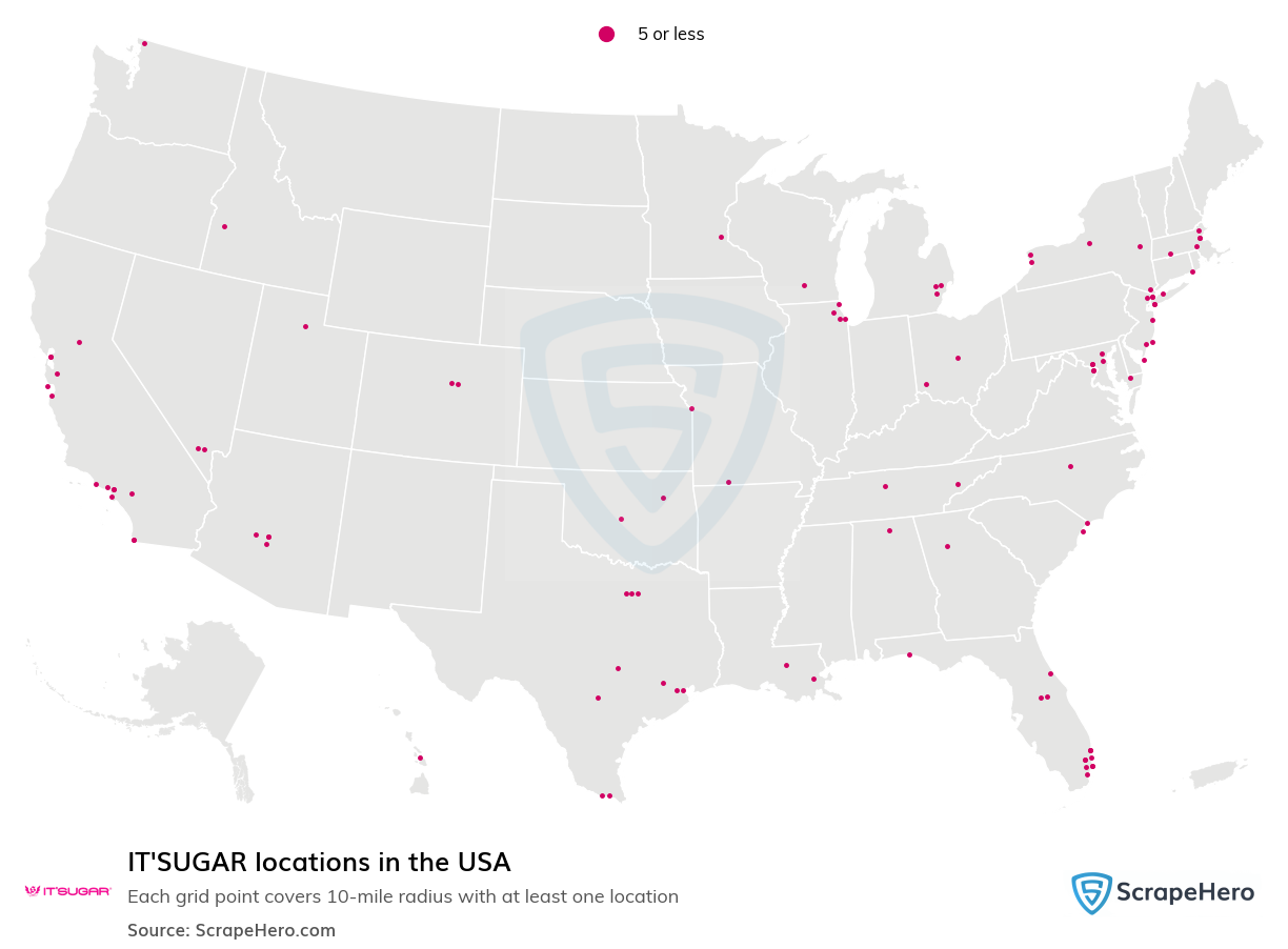 IT'SUGAR locations