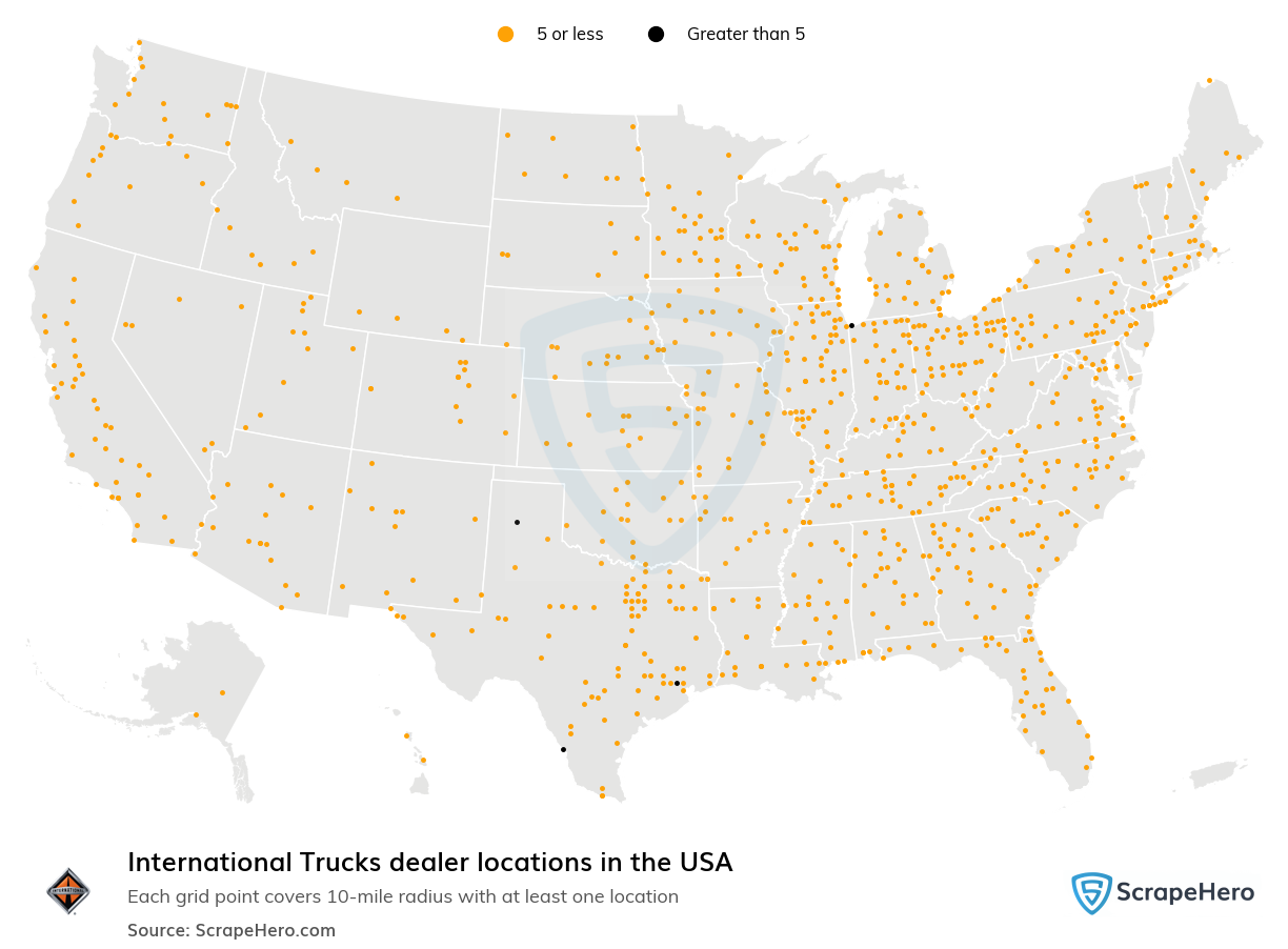 International Trucks dealer locations