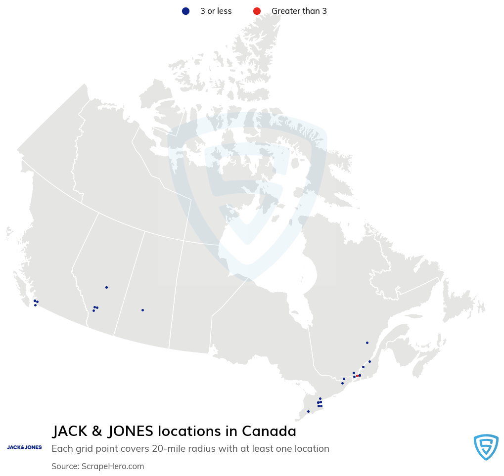 Jack & Jones®, Jack & Jones® Canada
