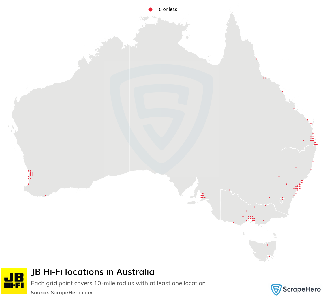 JB Hi-Fi locations