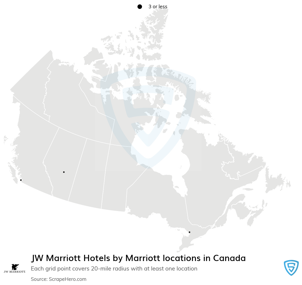 JW Marriott Hotels by Marriott locations