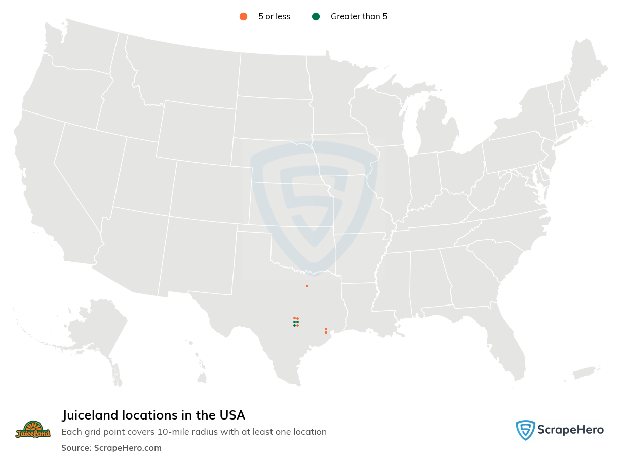 Juiceland locations