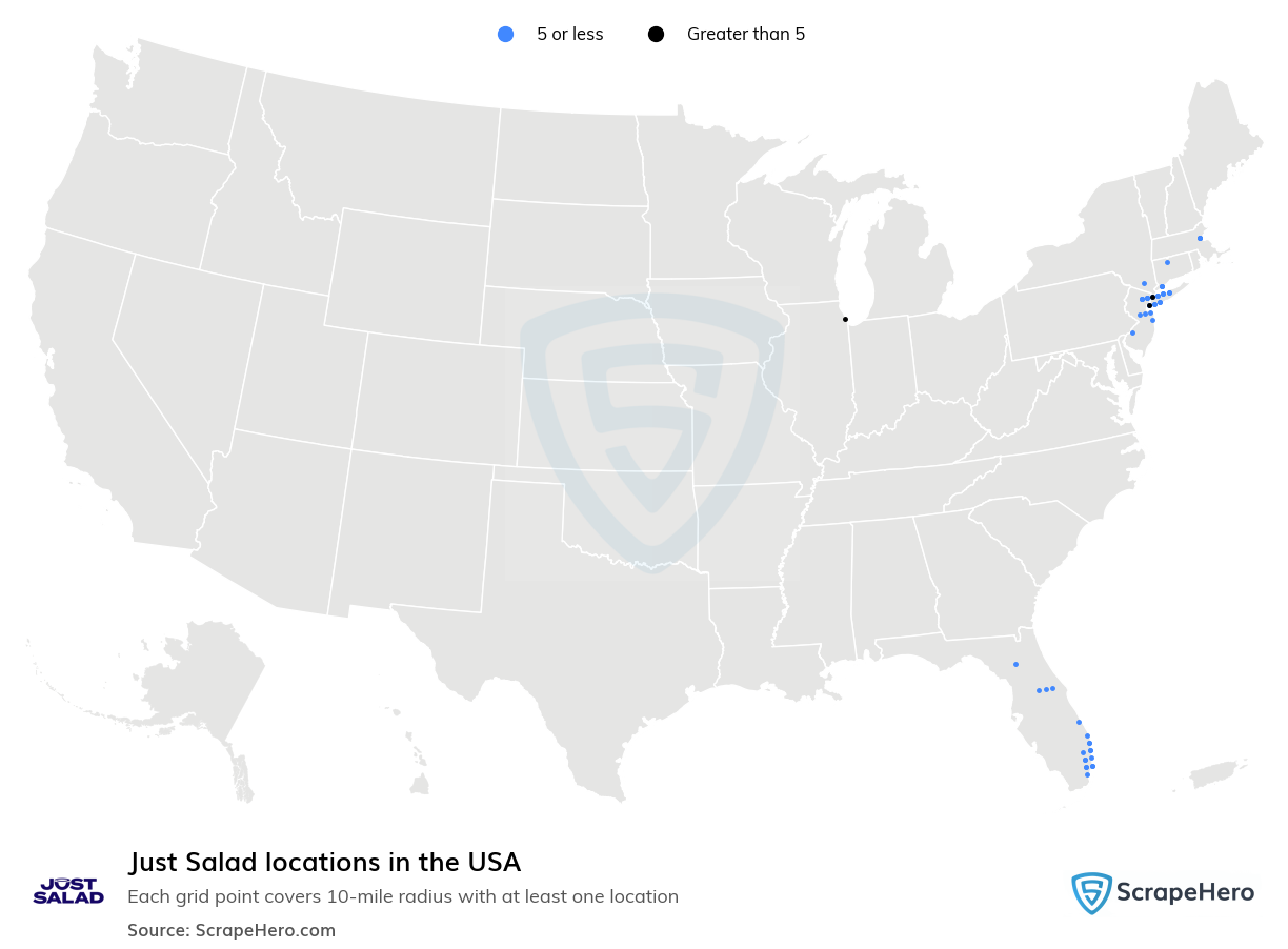 Just Salad locations